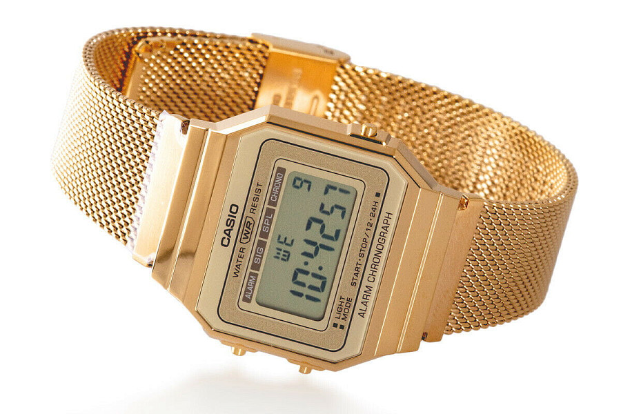 Часы Casio Collection A700WEMG-9A — сталь с ip покрытием, мужские