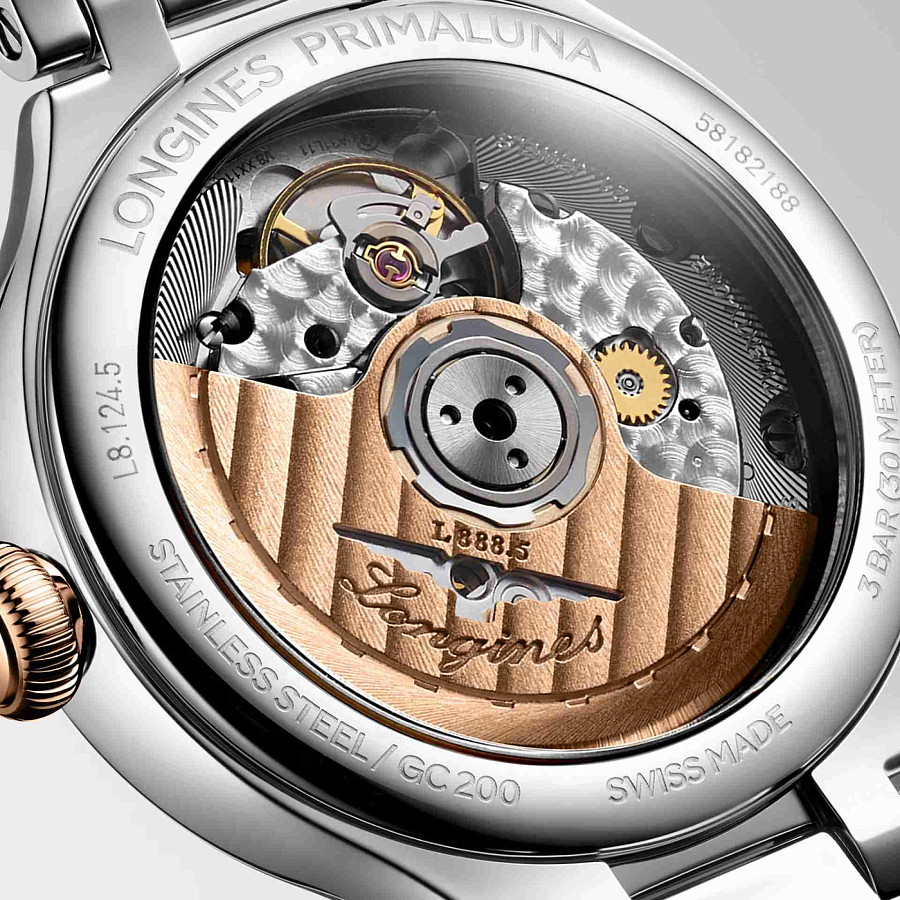 Часы Longines PrimaLuna L8.124.5.71.2 — металл сталь, Швейцария