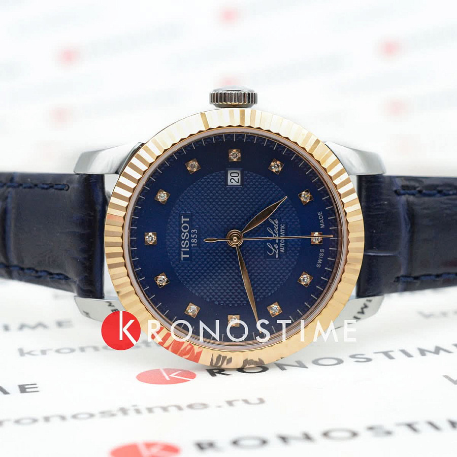 Часы Tissot le Locle Gold 29 mm T932.207.46.046.00 — механические, металл сталь