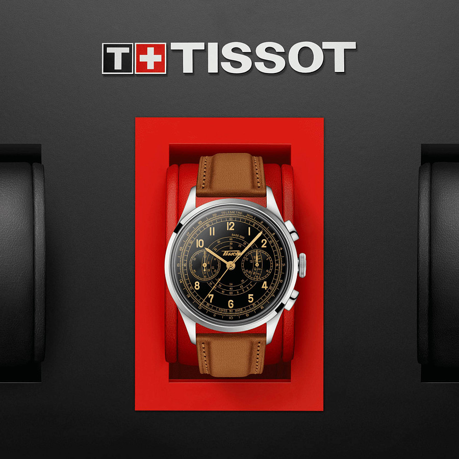 Часы Tissot Telemeter T142.462.16.052.00 — Швейцария, механические