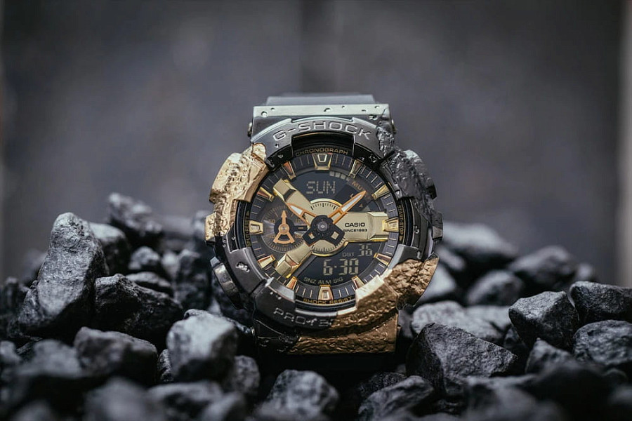 Часы Casio G-Shock GM-114GEM-1A9 — электронные, Япония, мужские