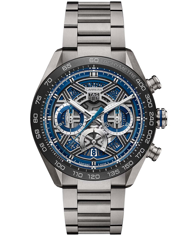 Часы TAG Heuer Carrera Chronograph Extreme Sport CBU2081.BF0007 — мужские, синий