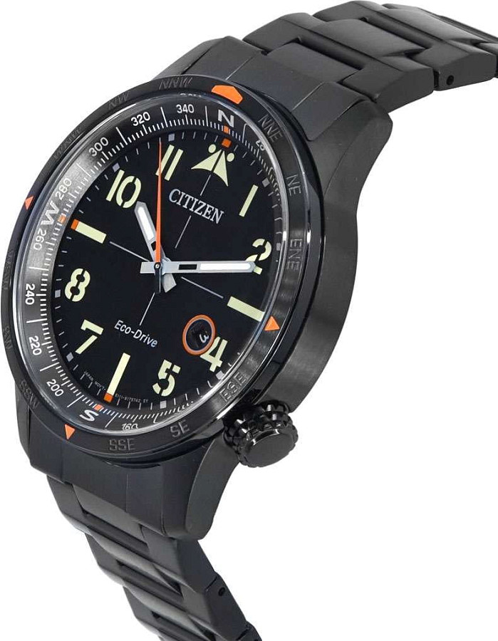 Часы Citizen Eco-Drive BM7555-83E — кварцевые, сталь металл