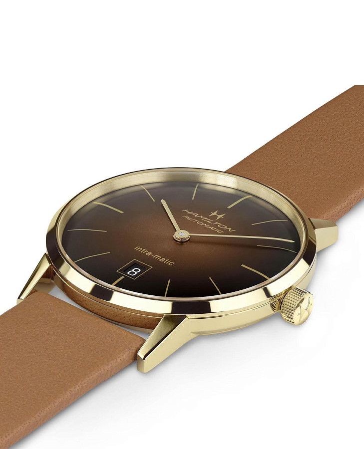 Часы Hamilton American Classic Intra-Matic Auto H38475501 — механические, сталь металл