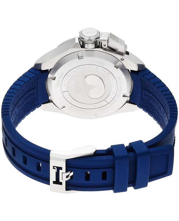 Часы Hamilton Khaki Navy Frogman Auto H77705345 — металл сталь, Швейцария