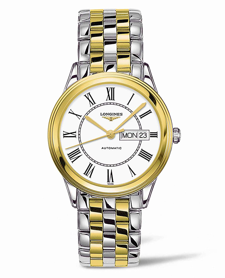 Часы Longines Flagship L4.899.3.21.7 — мужские, белый