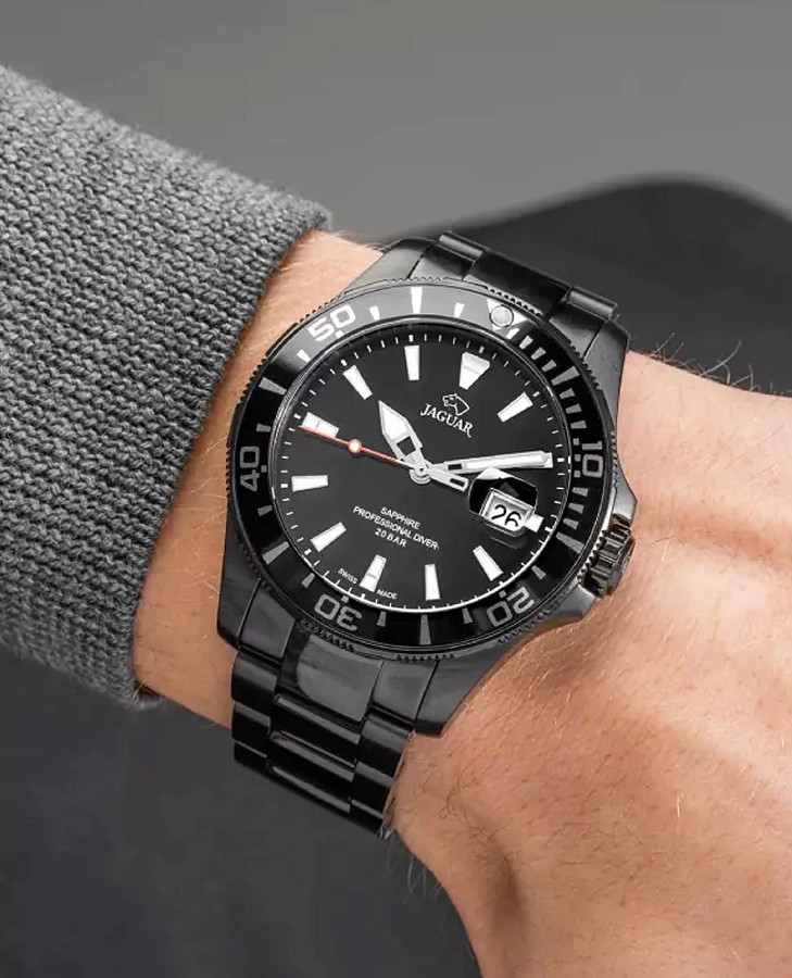 Часы Jaguar Executive Diver J989/1 — кварцевые, сталь металл