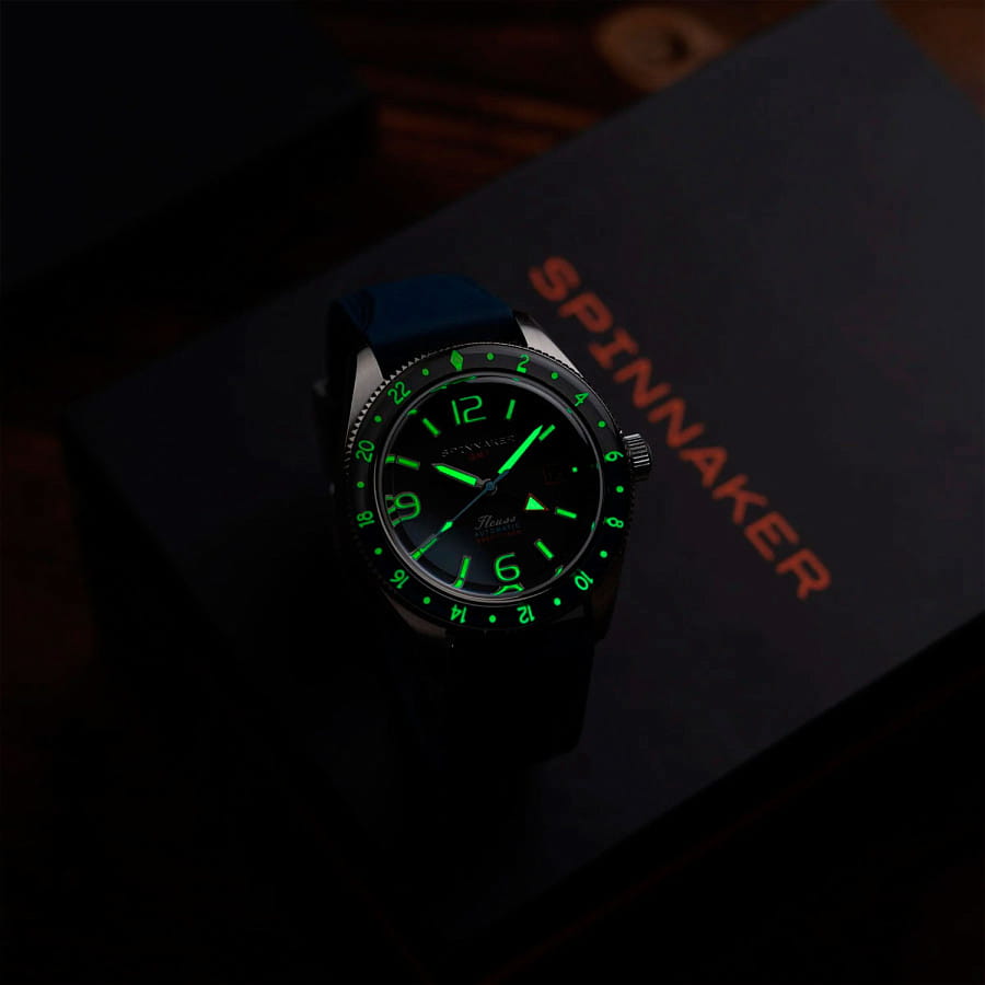 Часы Spinnaker Fleuss Gmt Automatic SP-5120-11 — сталь металл, Италия