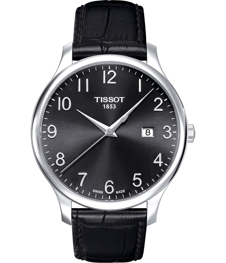 Часы Tissot Tradition T063.610.16.052.00 — мужские, черный
