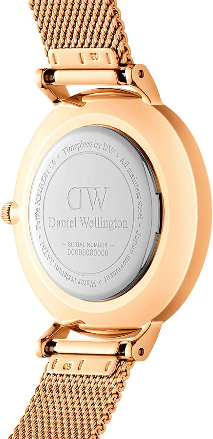 Часы Daniel Wellington Petite Lumine Bezel Evergold DW00100662 — кварцевые, сталь металл