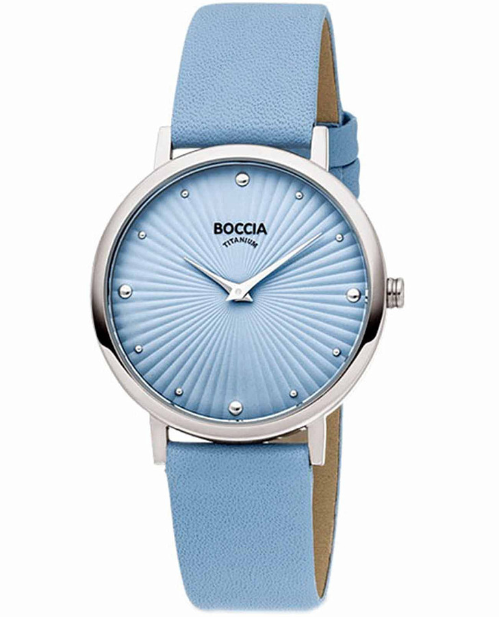 Часы Boccia Titanium 3365-01 — женские, голубой