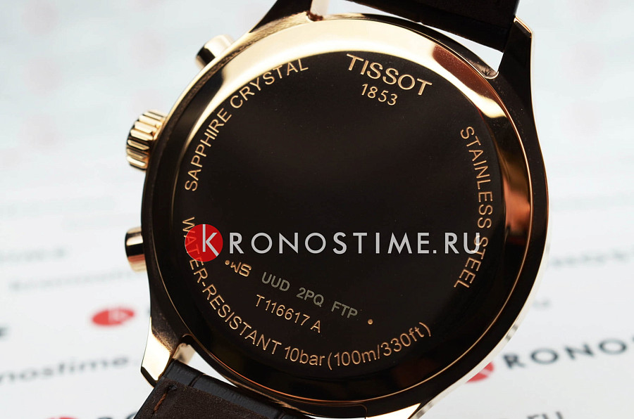 Часы Tissot Chrono XL Classic T116.617.36.057.01 — мужские, кожаный