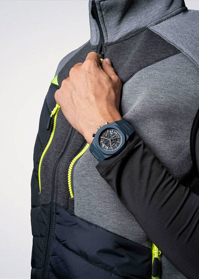 Часы D1 Milano Polychrono PHBJ12 — кварцевые, пластик