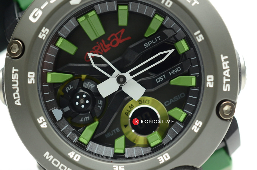 Часы Casio G-Shock x Gorillaz GA-2000GZ-3A — карбон, Япония