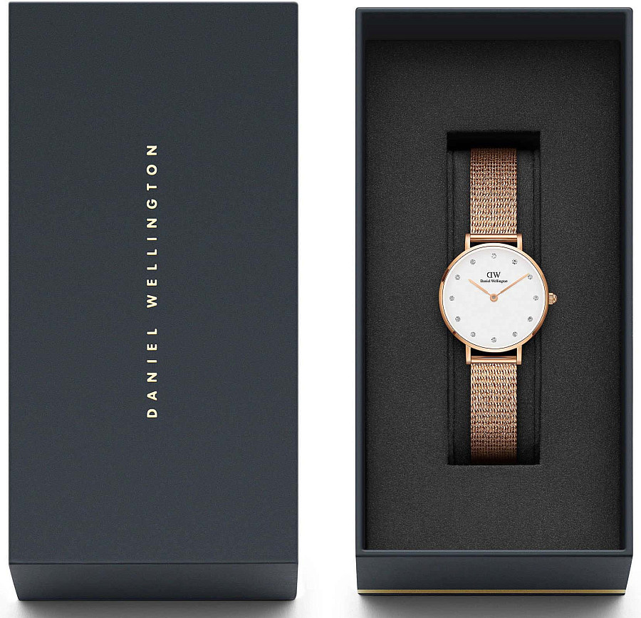Часы Daniel Wellington Petite Lumine Pressed Melrose DW00100528 — сталь c pvd покрытием, женские