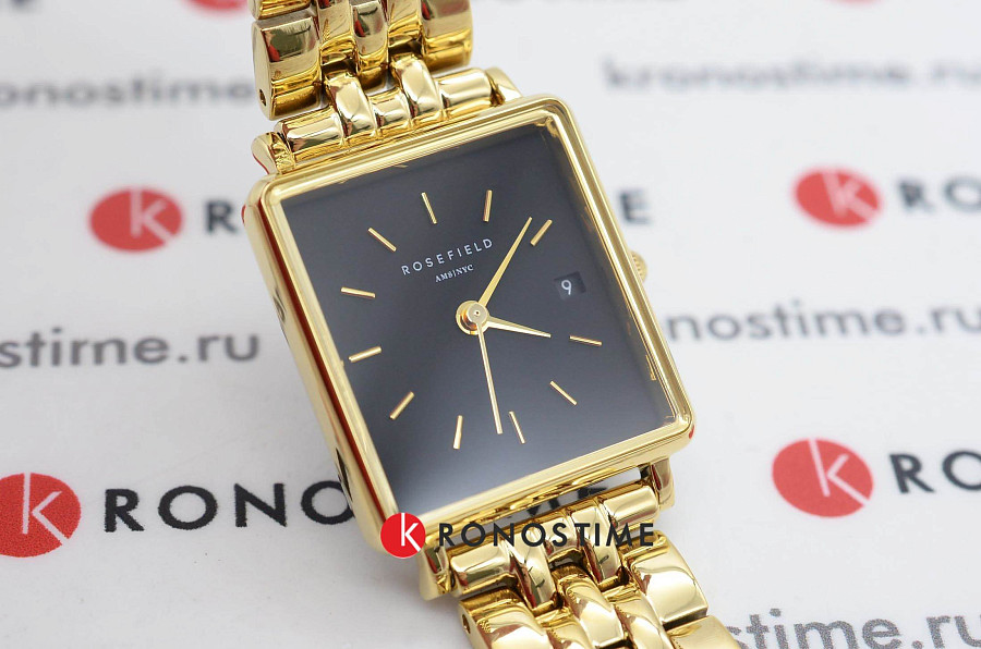 Часы Rosefield The Boxy XS QMBG-Q025 — сталь металл, США