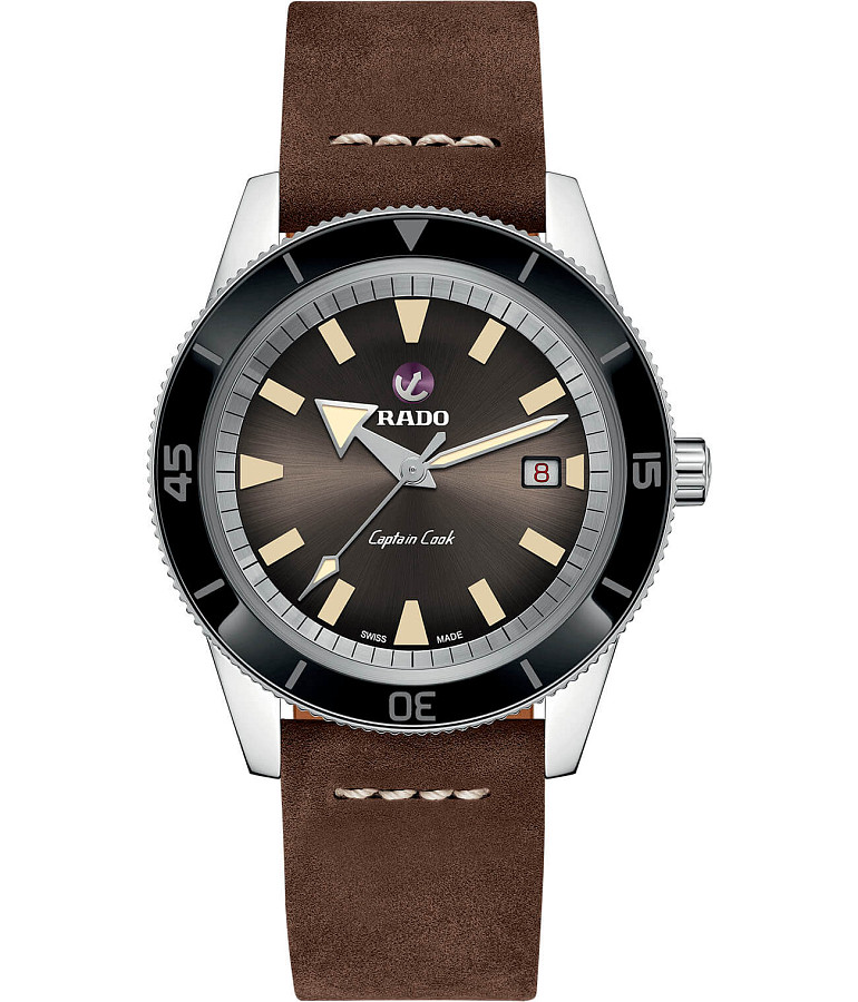 Часы Rado Captain Cook Automatic R32505305 — мужские, коричневый