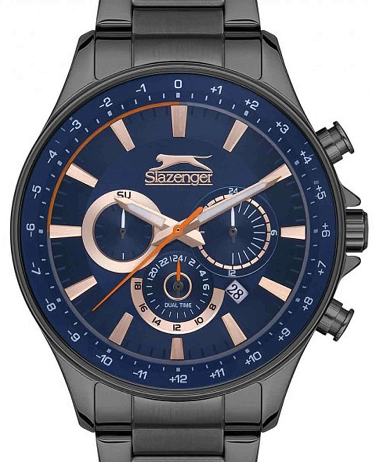 Часы Slazenger SL.09.2121.2.05 — кварцевые, суперметалл металл