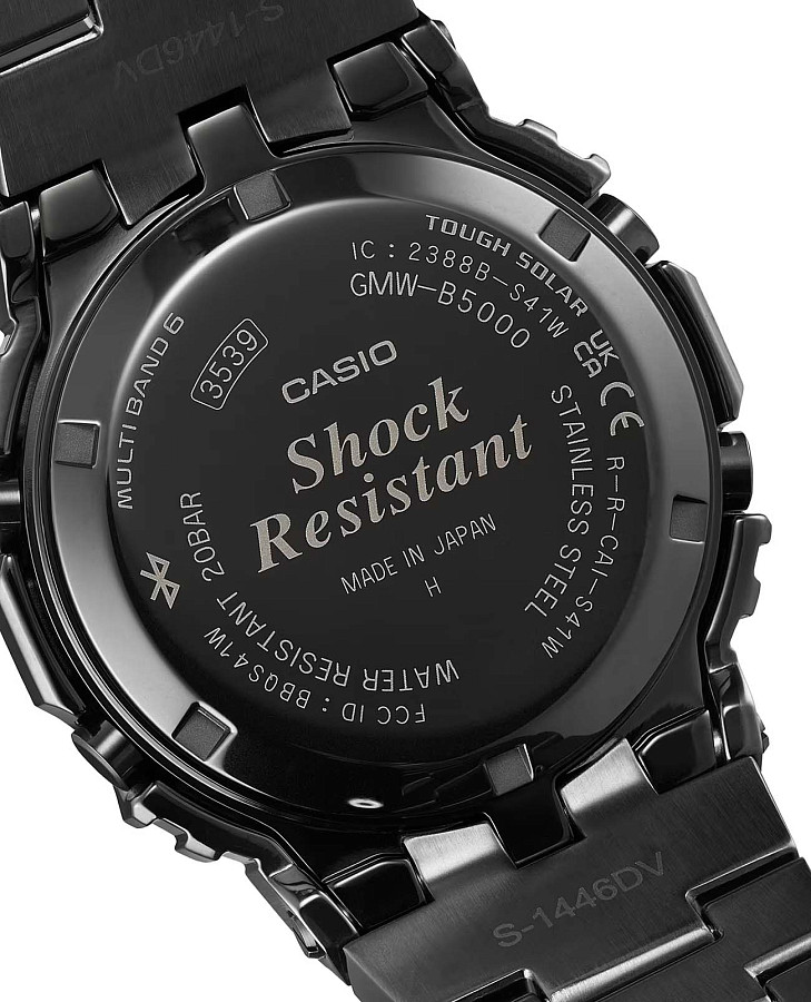 Часы Casio G-Shock GMW-B5000BPC-1DR (GMW-B5000BPC-1) — нержавеющая сталь с ip-покрытием, мужские