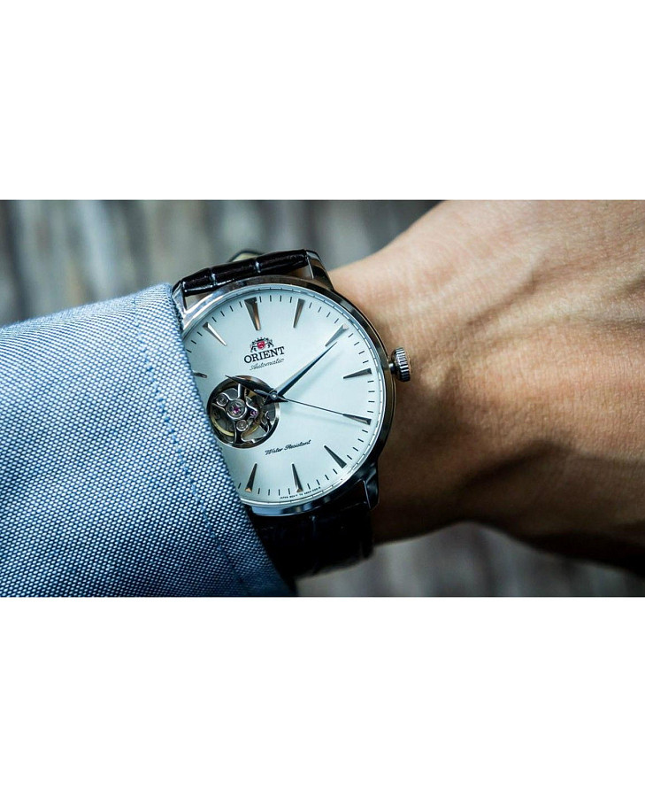 Часы Orient Automatic AG02005W — металл сталь, кожаный