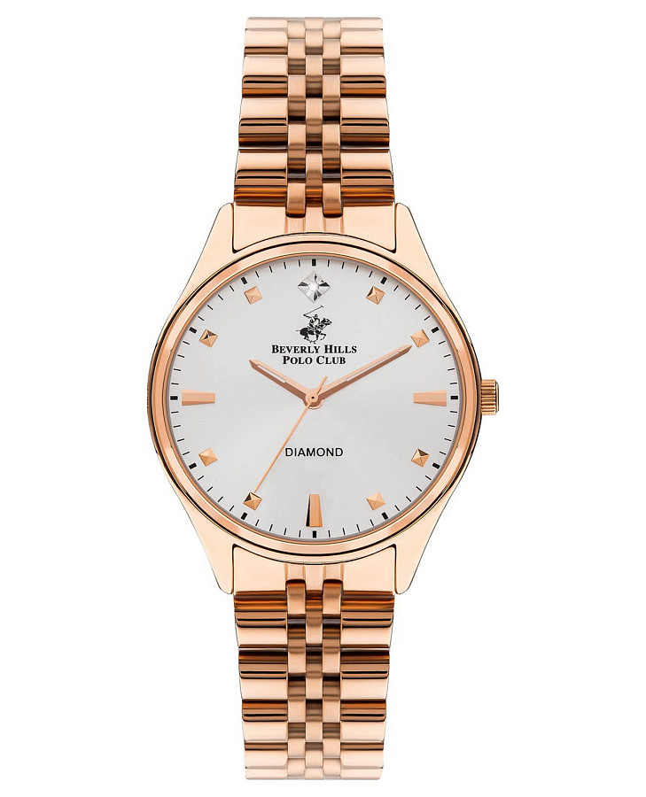 Часы Beverly Hills Polo Club BP3390C.430 — женские, серебристый
