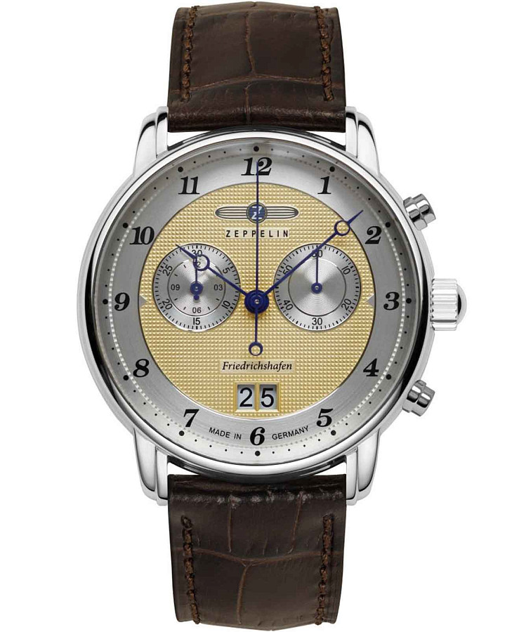 Часы Zeppelin Fridrichshafen 85845 — мужские, золотой