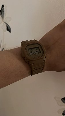 Фото покупателя: Японские наручные часы Casio G-Shock DW-5600NC-5DR (DW-5600NC-5) с хронографом