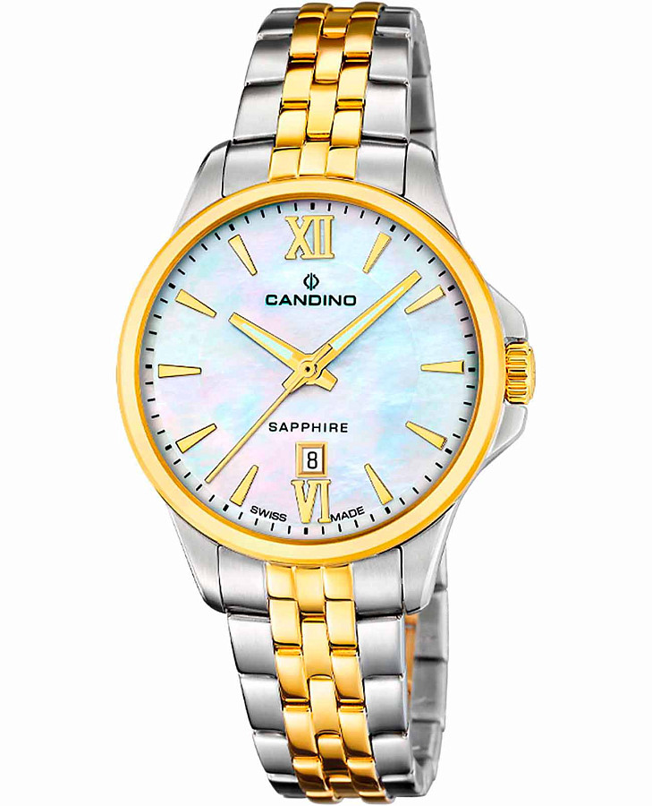 Часы Candino Lady Elegance Date C4767/6 — женские, перламутровый