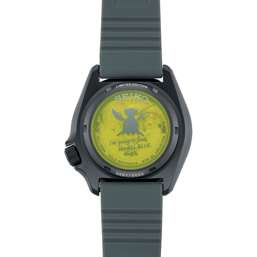 Часы Seiko 5 Sports SRPH69K1S — силикон, мужские