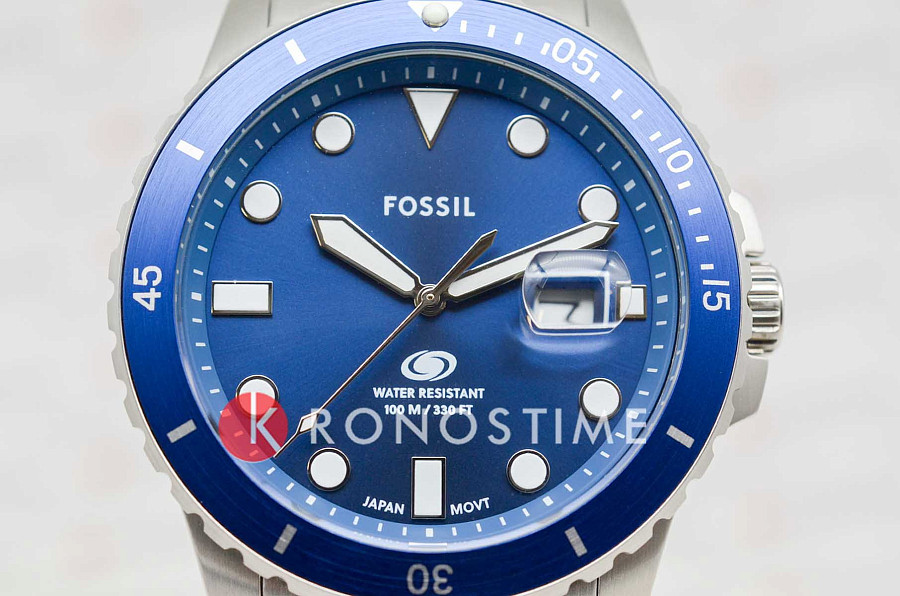 Часы Fossil Blue FS6029 — металл сталь, США