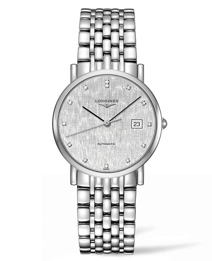 Часы Longines Elegant Collection L4.809.4.77.6 — женские, серебристый