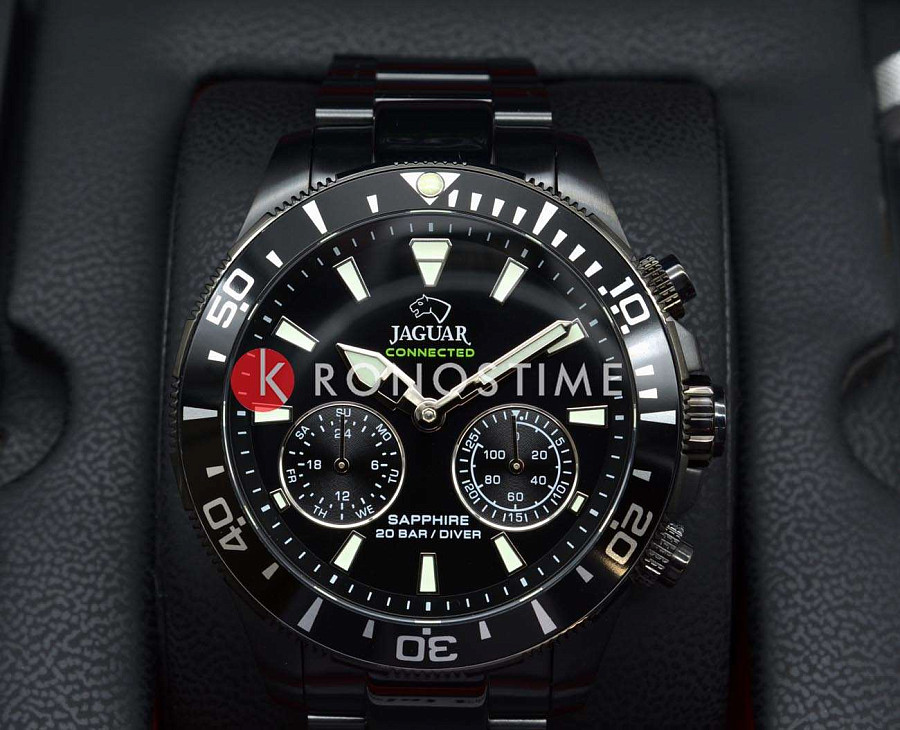 Часы Jaguar Connected J929/1 — мужские, нержавеющая сталь с pvd-покрытием
