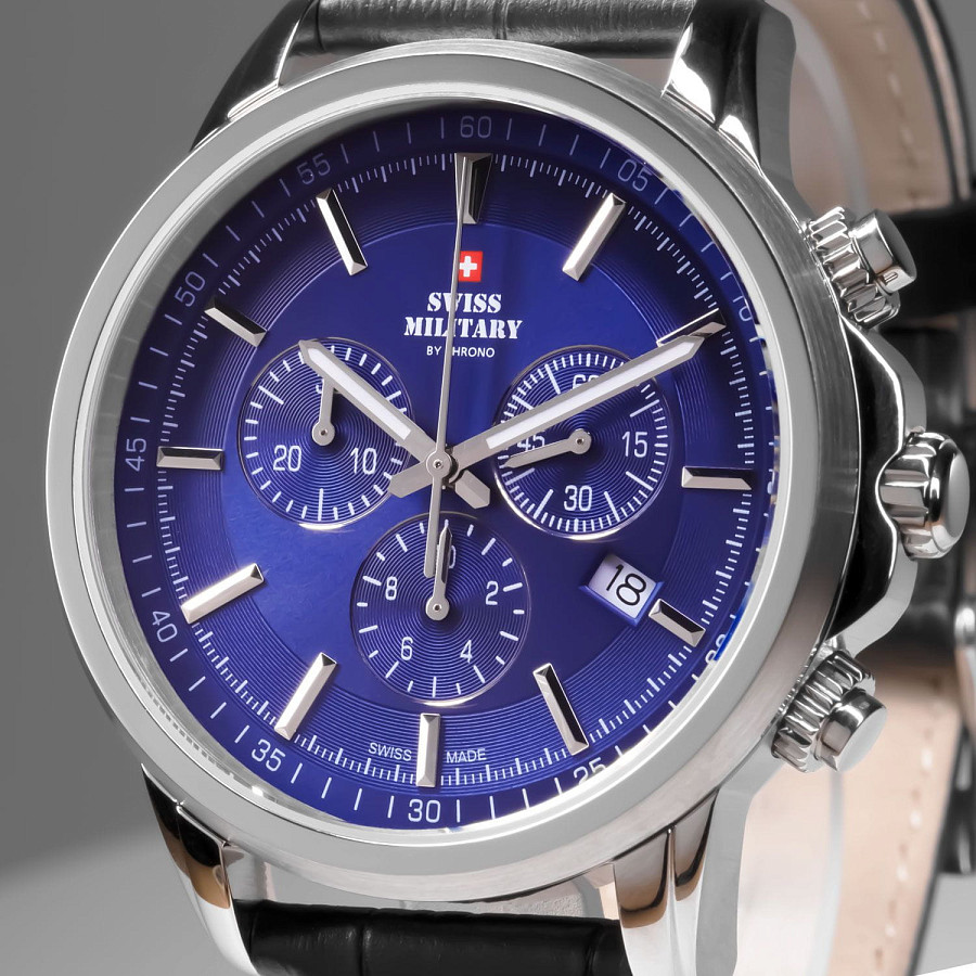 Часы Swiss Military by Chrono SM34052.11 — сталь металл, Швейцария