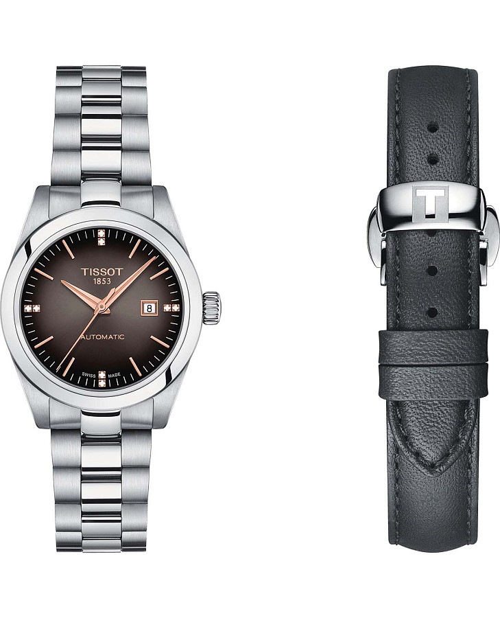 Часы Tissot T-My Lady Automatic T132.007.11.066.01 — женские, коричневый