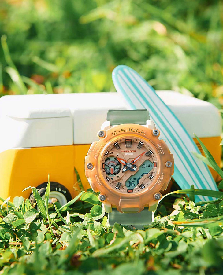 Часы Casio G-Shock GMA-S2200PE-5ADR — женские, пластик