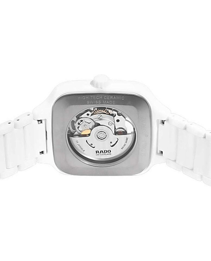 Часы Rado True Square Automatic Open Heart R27073012 — высокотехнологичная керамика + титан, мужские
