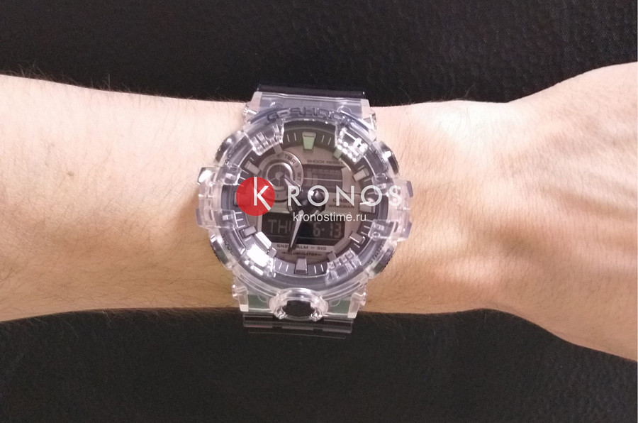Часы Casio G-Shock GA-700SK-1A — серый, электронные