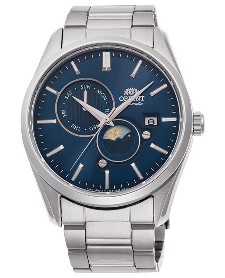 Часы Orient Sun & Moon RA-AK0308L (RN-AK0308L) — мужские, синий