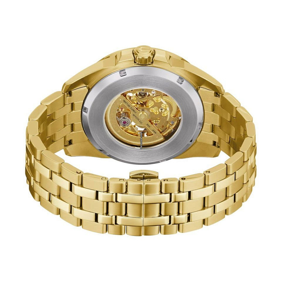 Часы Bulova Sutton 97A162 — механические, металл сталь