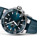 Швейцарские механические часы Oris Aquis Small Second, Date 01 743 7733 4155-07 4 24 69EB, фото 2