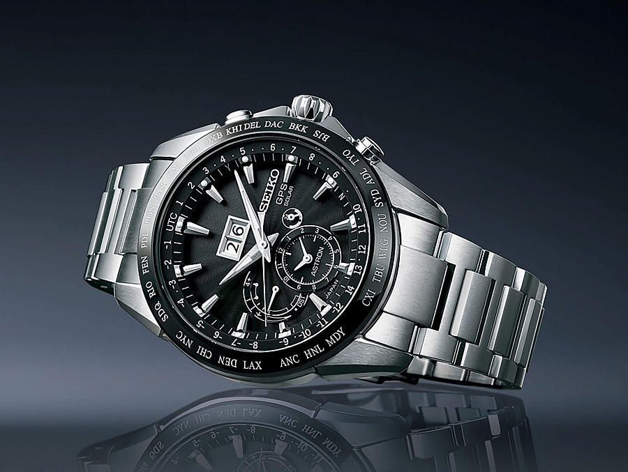 Часы Seiko Astron GPS Solar SSE149J1 — Япония, кварцевые
