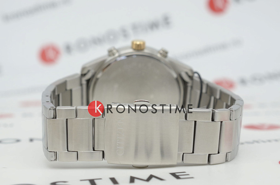 Часы Citizen Chronograph AN8168-51H — черный, сталь металл