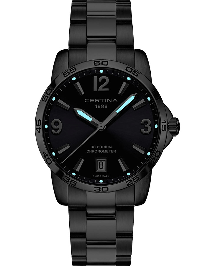 Часы Certina DS Podium 40mm C034.451.44.087.00 — кварцевые, титан металл