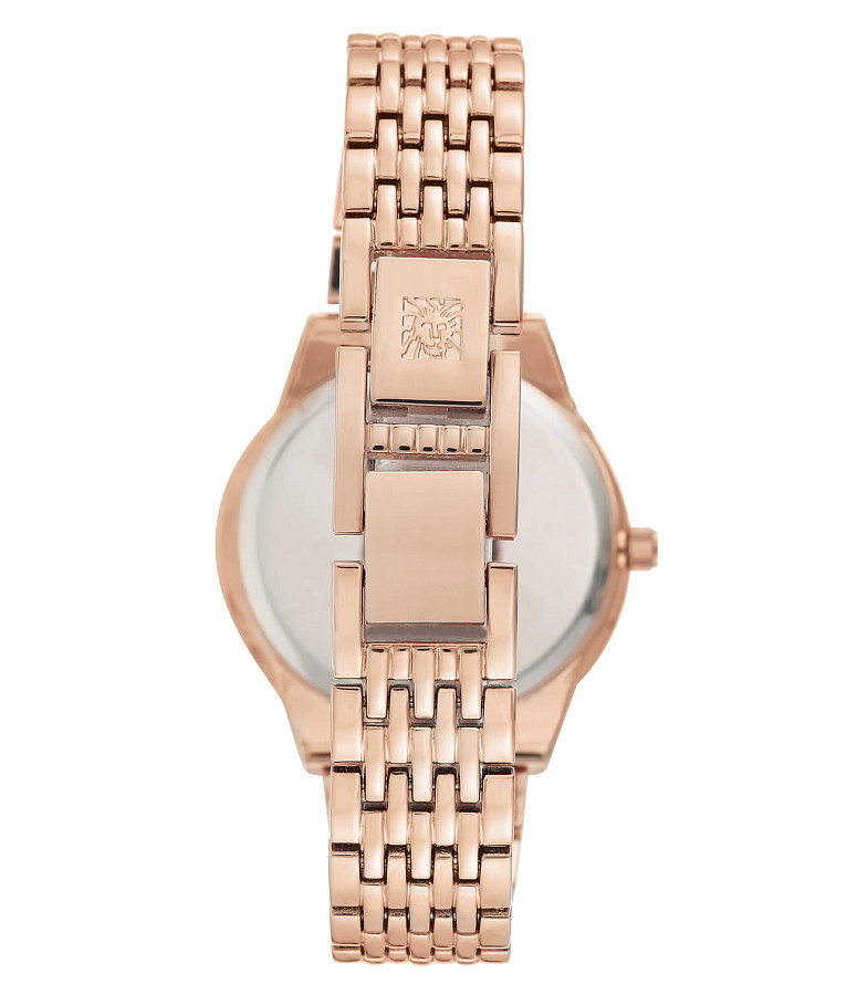 Часы Anne Klein Crystal 3506MVRG — кварцевые, металл