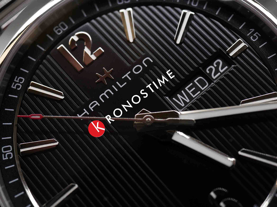 Часы Hamilton Broadway Day Date Quartz H43311135 — нержавеющая сталь, мужские