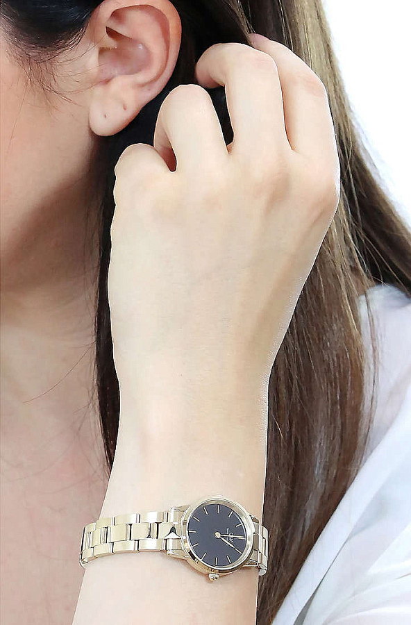 Часы Daniel Wellington Iconic Link DW00100568 — женские, сталь c pvd покрытием