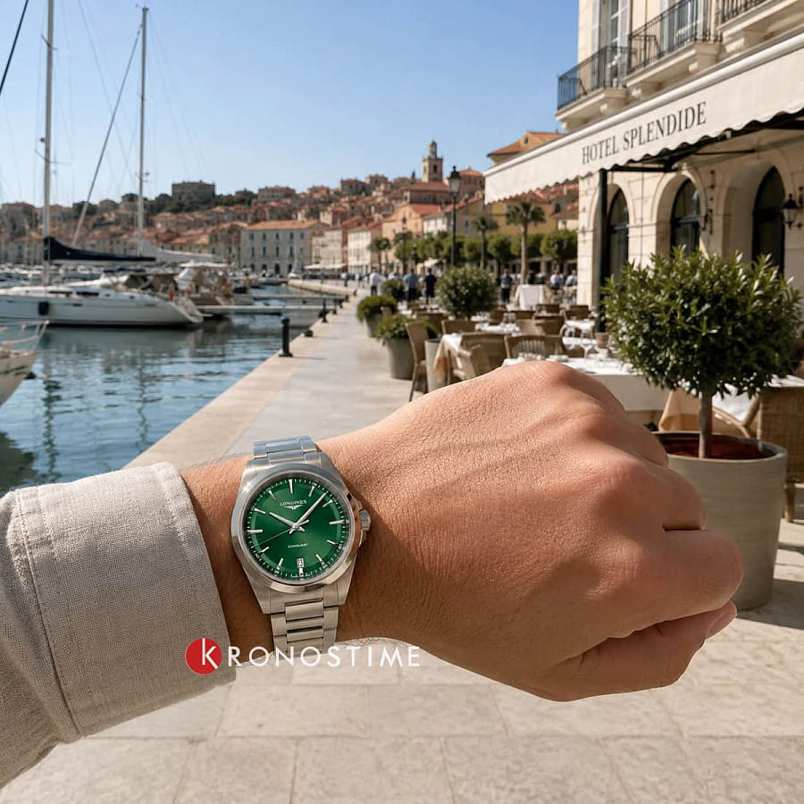 Часы Longines Conquest 38 mm L3.750.4.09.6 — нержавеющая сталь, мужские