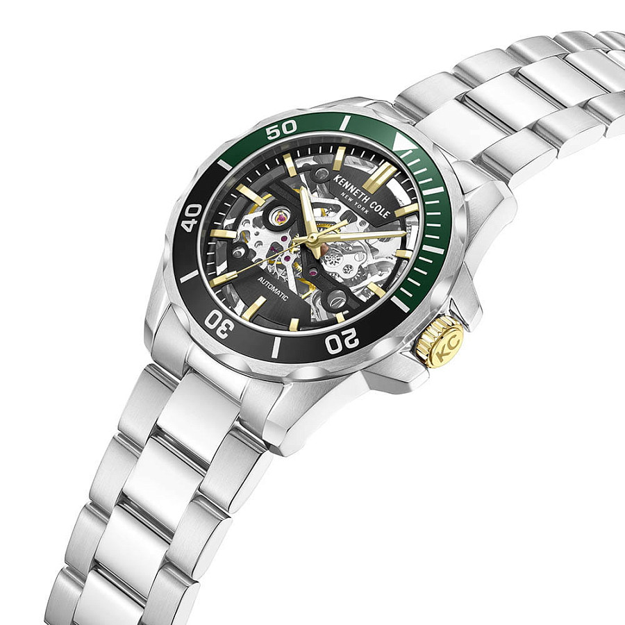Часы Kenneth Cole Automatic KCWGY0046001 — черный, сталь металл