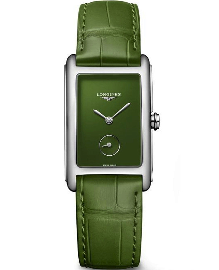 Часы Longines DolceVita L5.512.4.60.2 — женские, зеленый