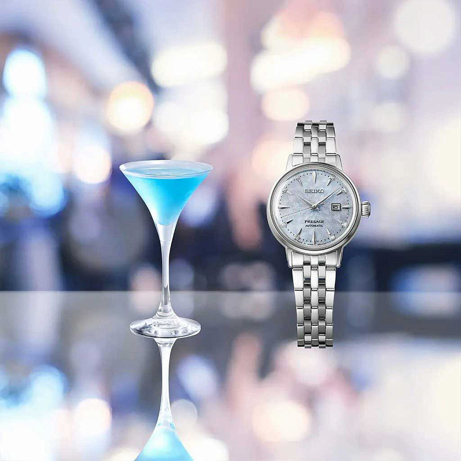 Часы Seiko Presage Cocktail Time SRE007J1 — нержавеющая сталь, женские